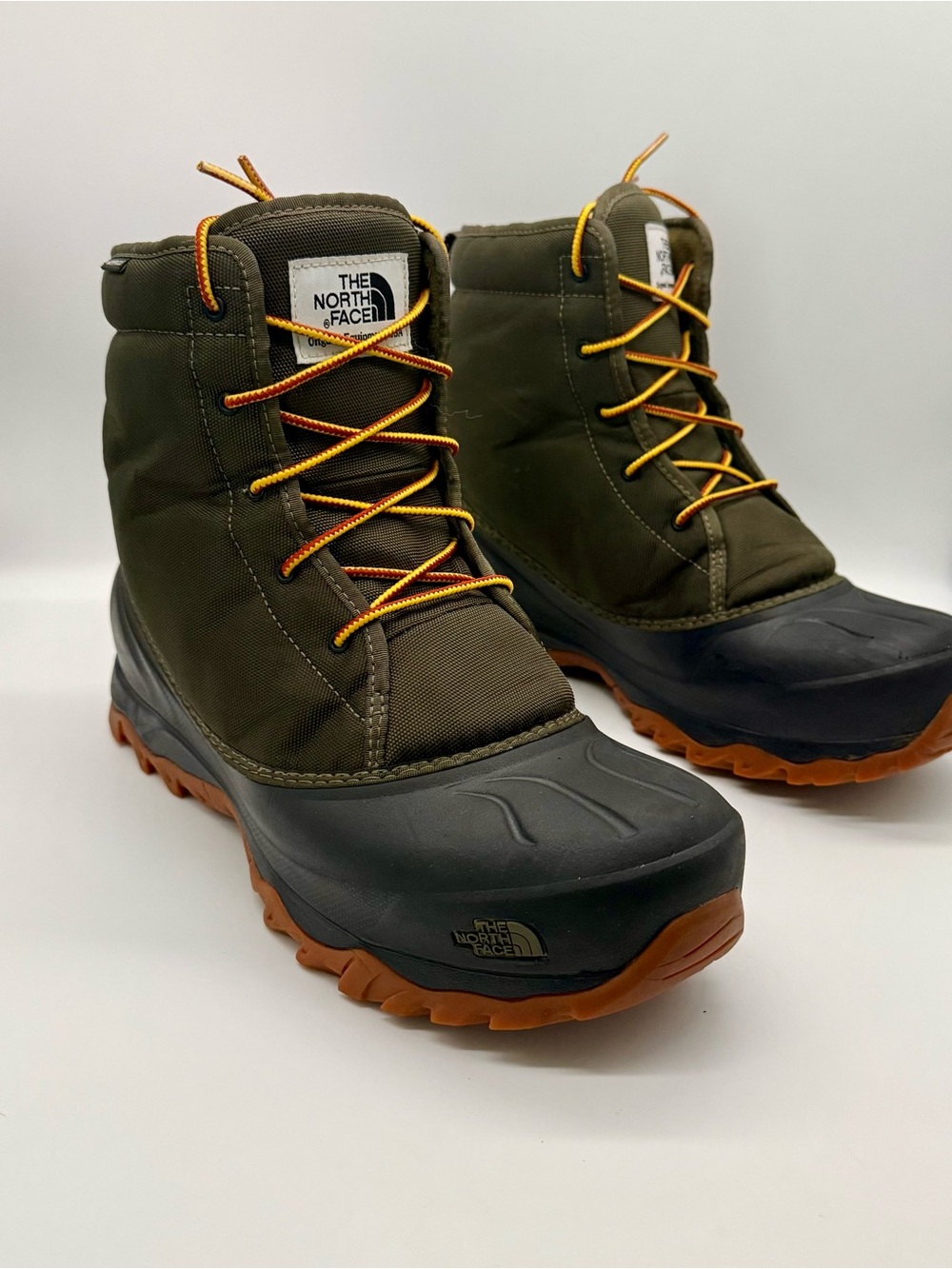 The North Face Tsumoru Boots Mens 11.5 Green Waterproof Insulated Winter Snow
